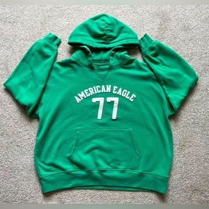 American Eagle Vintage Green Hoodie